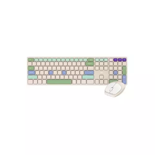 Fantech Go Pop WK895 Wireless Keyboard & Mouse Combo (Beige)