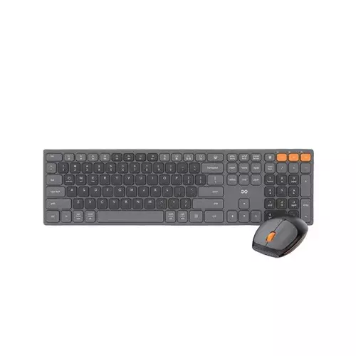 Fantech WK895 Wireless Office Keyboard & Mouse Combo (Gray)-1
