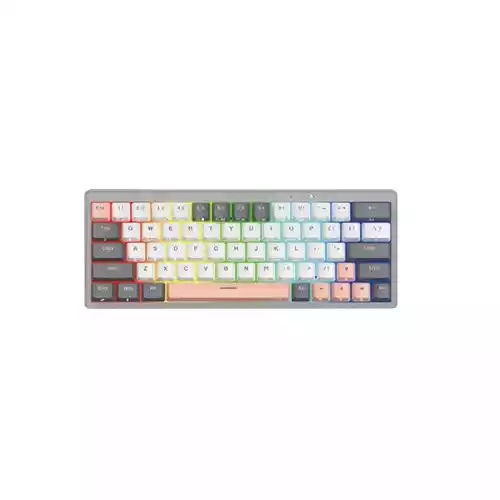 Fantech MK912 Atom PRO63 RGB Tri-Mode Blue Switch/Red Switch Mechanical Keyboard (Edition Saturn)