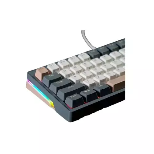 Fantech MK912 Atom PRO63 RGB Tri-Mode Blue Switch/Red Switch Mechanical Keyboard (Edition Saturn) - 4
