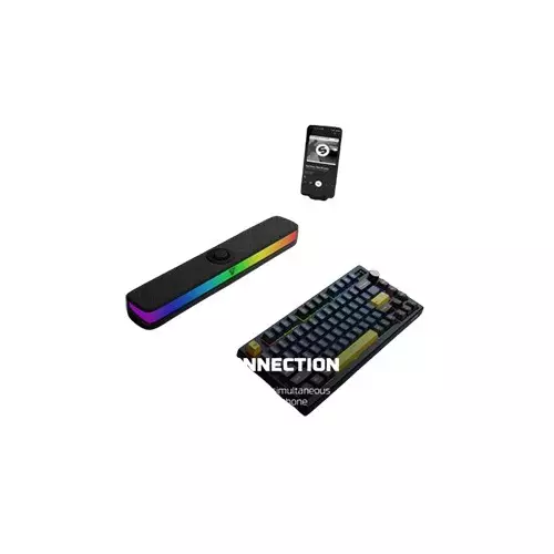 Fantech BS151 GROOVE BAR PRO RGB Dual Mode Gaming Speaker (Black) - 1