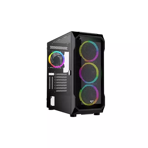 FANTECH AERO XL CG81 RGB FAN FULL TOWER CASE BLACK