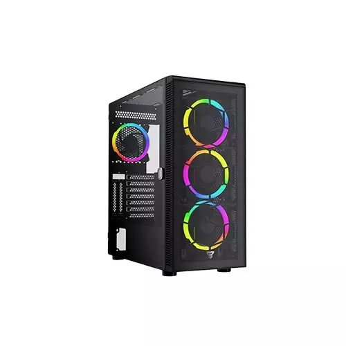 FANTECH HEXA XL CG82 RGB FAN FULL TOWER CASE BLACK