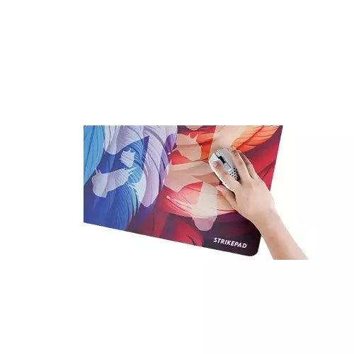 Fantech Strikepad MST491 Herringbone Rubber Base Gaming Black Mousepad-2