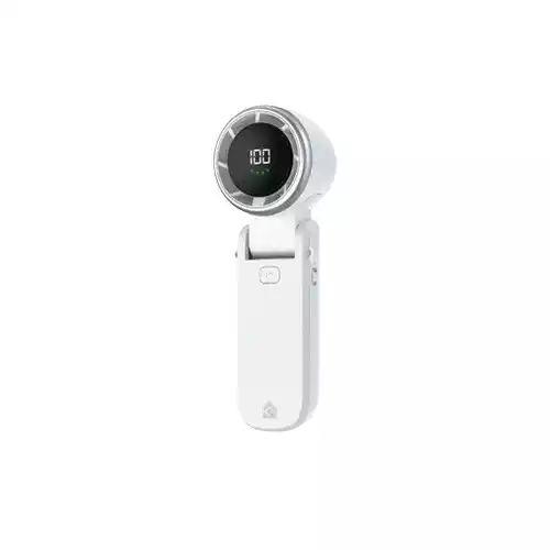 Fantech PAC3 Portable LCD Display White Charger Fan