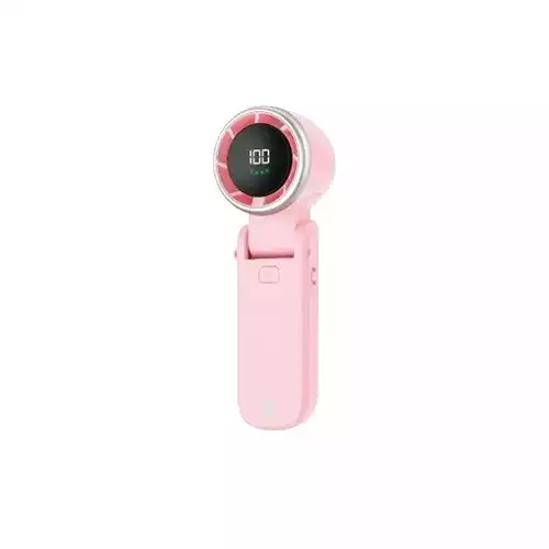 Fantech PAC3 Portable LCD Display Pink Charger Fan