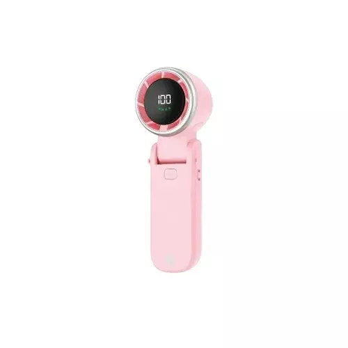 Fantech PAC3 Portable LCD Display Pink Charger Fan