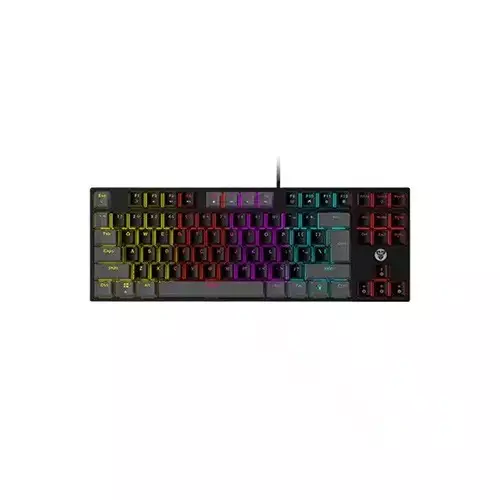 FANTECH MK876V2 ATOM87 RGB Red Switch MECHANICAL KEYBOARD SUMI EDITION - GREY