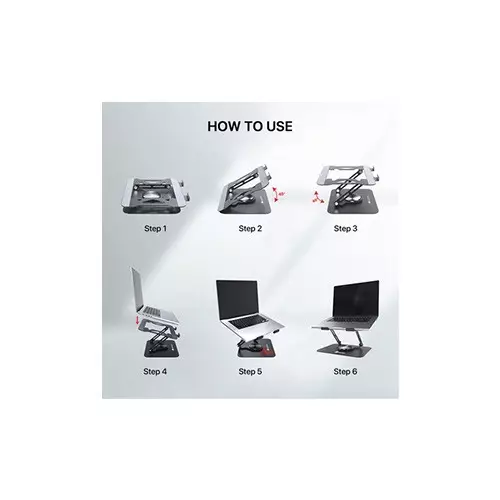 Fantech NS10 Laptop Stand Silver-2