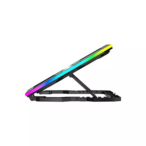 Havit Gamenote F2068 RGB 6 Fan Laptop Cooler with Mobile Holder-3
