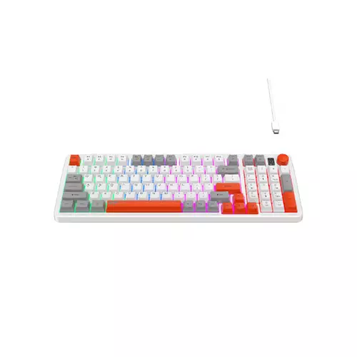 Havit KB895L Multi Function Rainbow Backlit Keyboard - 1