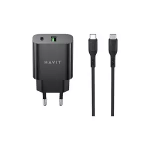 Havit ST926 USB Charger with USB-C to USB-C Cable