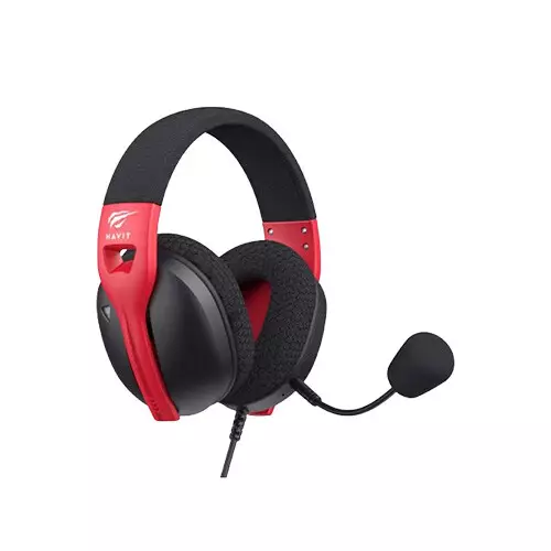 Havit Fuxi-H5d Wired Gaming Headphone (Black & Red) - 1