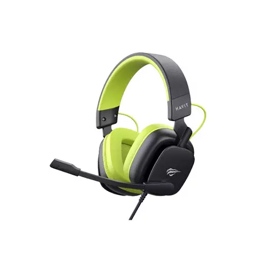 Havit H2048U Wired USB 7.1 Gamenote Gaming Headphone (Black & Green) - 1