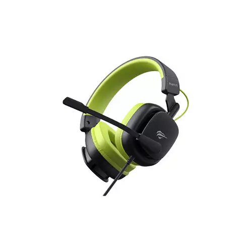 Havit H2048U Wired USB 7.1 Gamenote Gaming Headphone (Black & Green) - 4