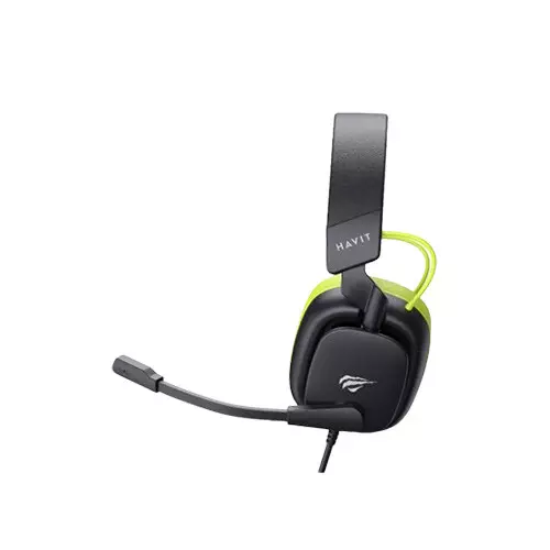 Havit H2048U Wired USB 7.1 Gamenote Gaming Headphone (Black & Green)-gallery-2