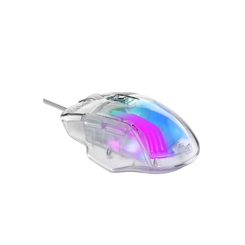 Havit MS1011SE Wired Transparent RGB Programmable 7200 DPI Gaming Mouse - 2