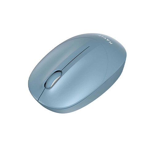 Havit MS54GT 1600 DPI Wireless Silent Mouse (Blue) - 1