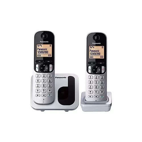 Panasonic KX-TGC212 Cordless Phone Set Silver