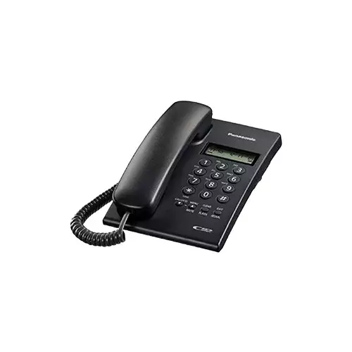 Panasonic KX-TSC60SXB Corded Black Landline Phone With Caller ID-gallery-1