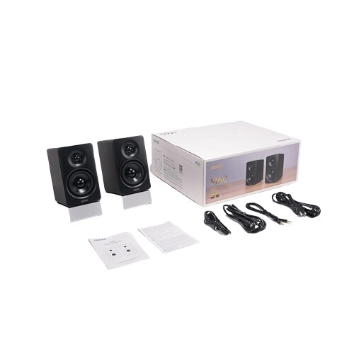 Edifier M60 2:0 Bluetooth White Compact Desktop Speaker (Black) - 4