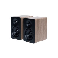 Edifier M60 2:0 Bluetooth White Compact Desktop Speaker (Classic OAK)