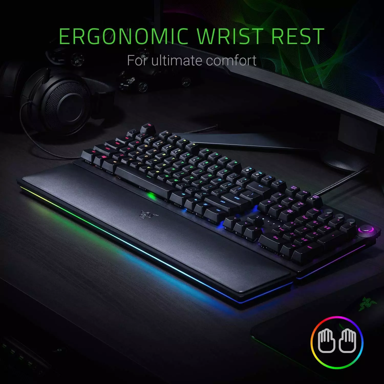 Razer Huntsman Elite Opto-Mechanical Switch Gaming Keyboard-gallery-2
