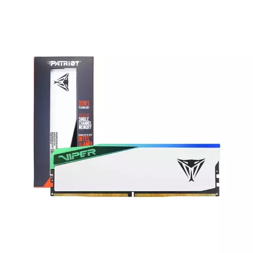 Patriot VIPER Elite 5 RGB 16GB DDR5 6000MHz CL30 Desktop RAM - 1