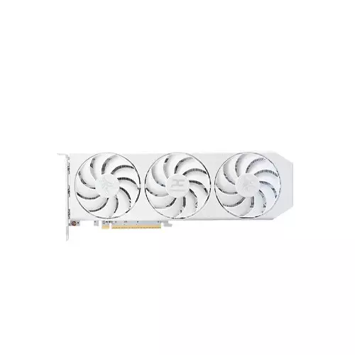 Powercolor RX9060XT 16G-L/OC/WHITE Hellhound Spectral AMD Radeon RX 9060 XT 16GB GDDR6 White Graphics Card-gallery-1