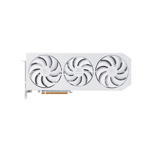 PowerColor Hellhound Spectral White AMD Radeon RX 9070 XT 16GB GDDR6 Graphics Card - 1