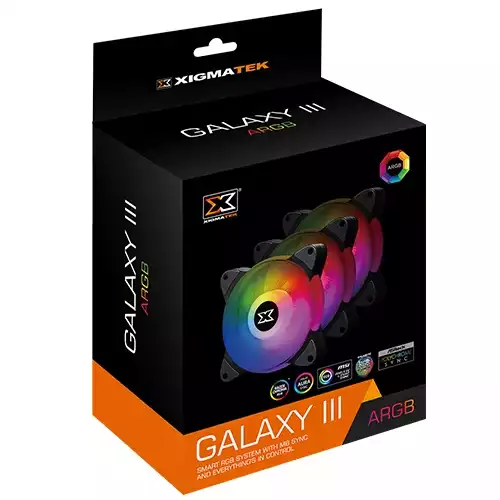 Xigmatek Galaxy III Essential 3 IN 1 PACK CASE COOLING FAN