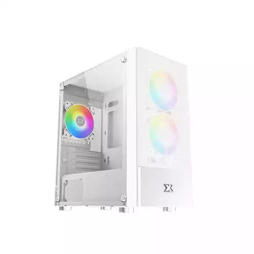 XIGMATEK OREO ARCTIC TEMPERED GLASS MINI TOWER CASE