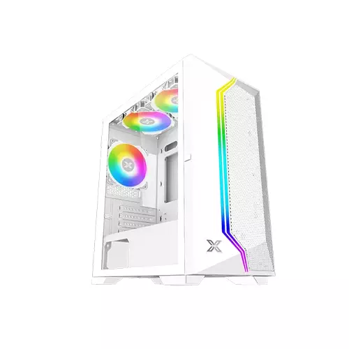 XIGMATEK GEMINI II ARCTIC TEMPERED GLASS MINI TOWER CASE (WHITE)