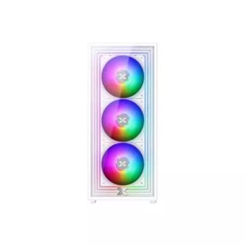 XIGMATEK PHANTOM MID-TOWER ARGB GAMING CASE WHITE-gallery-1