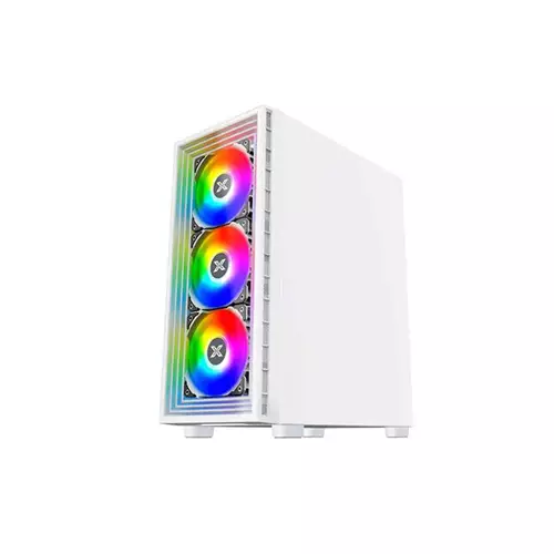 XIGMATEK PHANTOM MID-TOWER ARGB GAMING CASE WHITE-gallery-2