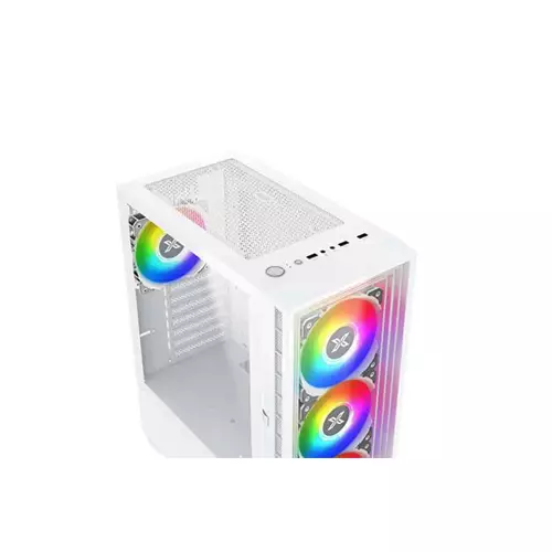 XIGMATEK PHANTOM MID-TOWER ARGB GAMING CASE WHITE-gallery-3
