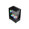 Xigmatek View II ARGB Mini-Tower M-ATX Gaming Black Computer Case-1