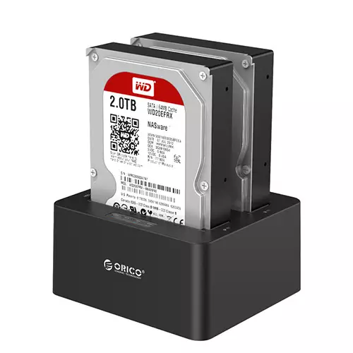 Orico 6629US3-C-V1 2.5 / 3.5 inch 2 Bay USB3.0 1 to 1 Clone Hard Drive Dock - 3