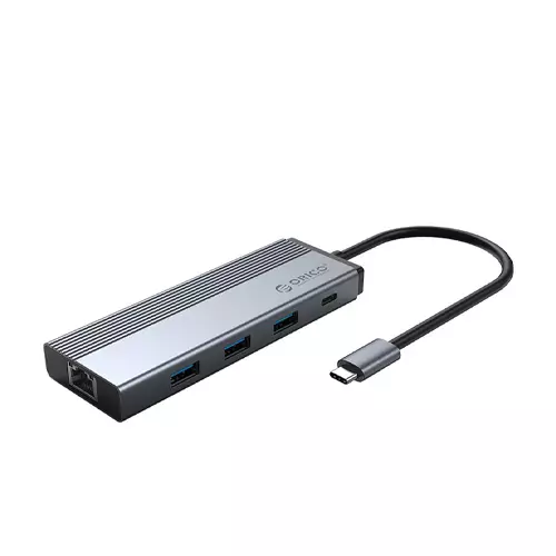 ORICO 5SXRJ 5-IN-1 TYPE-C MULTIFUNCTIONAL HUB