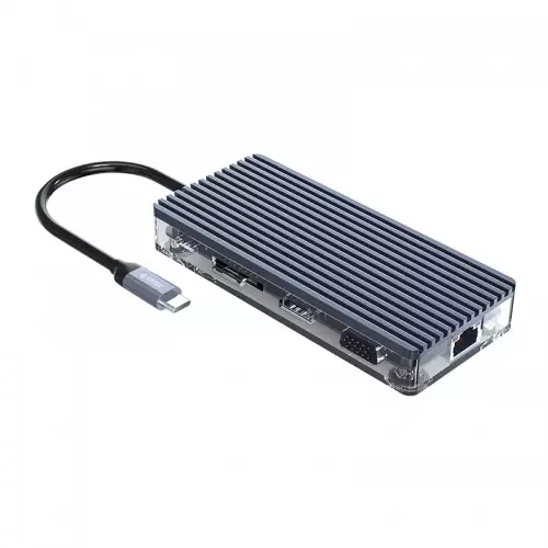 ORICO WB-8P TYPE-C 8-IN-1 TRANSPARENT HUB
