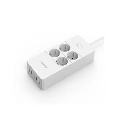 ORICO 4 AC Outlets and 5 USB Charger Smart Surge Protector (HPC-4A5U-V1-EU)