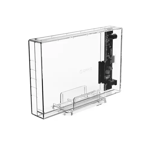 ORICO 3159U3 TRANSPARENT SERIES 3.5 INCH USB3.0 HARD DRIVE ENCLOSURE WITH HOLDER-gallery-1