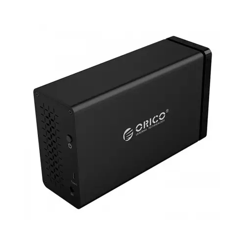 ORICO NS200C3 3.5 INCH 2 BAY TYPE-C HARD DRIVE ENCLOSURE - 1
