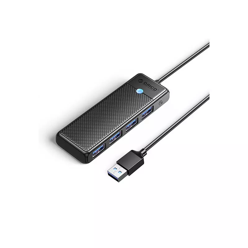 ORICO PAPW4A-U3 PW SERIES 4-PORT 3.0 USB HUB BLACK