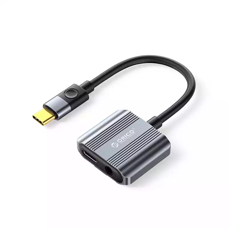 ORICO AXCP-02-BK-BP Type-C to 3.5mm Headphone Charge Adapter Docking Station