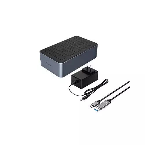 ORICO 6656C3-C 2.5/3.5 Inch HDD/SSD Five-bay Drive Dock with Offline Clone Function - 1