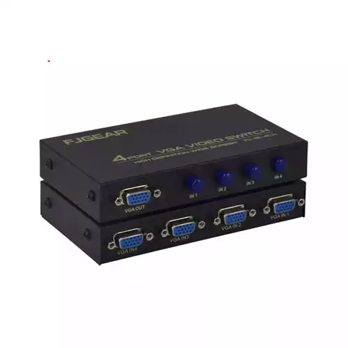 FJGEAR VGA SWITCH 4 PORT FJ-15-4CH