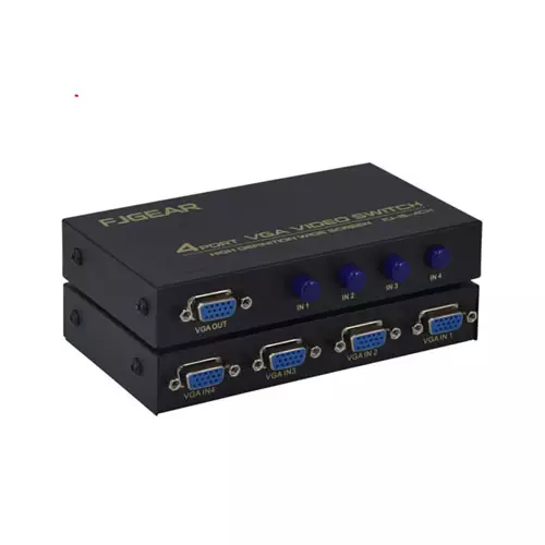 FJGEAR VGA SWITCH 4 PORT FJ-15-4CH