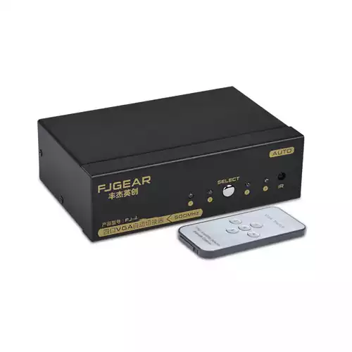 FJGEAR FJ201AS 2 PORT VGA REMOTE SWITCH