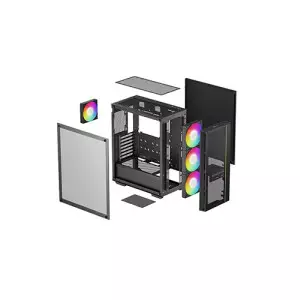 DeepCool MATREXX 55 MESH V4 C ATX Airflow Case Black-2